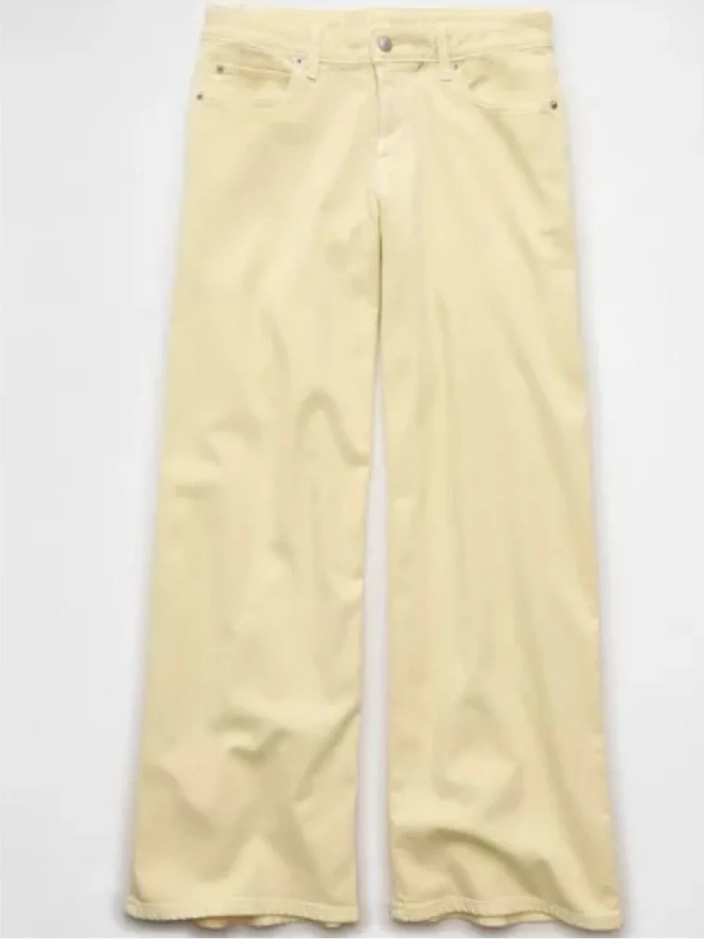 American Eagle Dreamy Drape Stretch Low Rise Ultra Wide Leg Pant